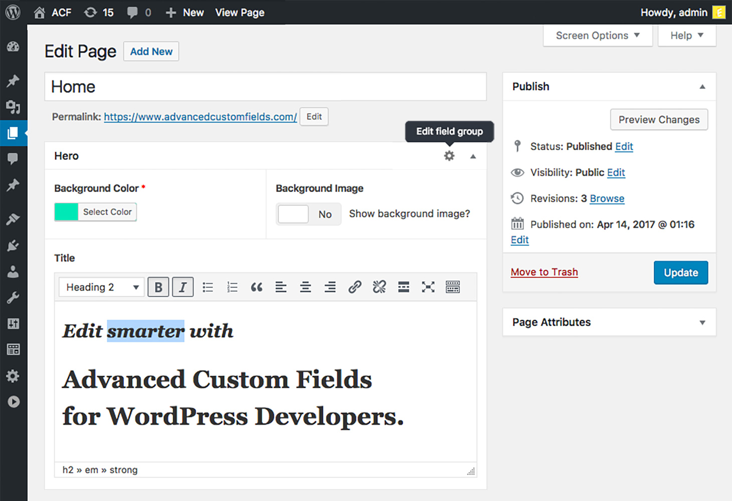 Mastering Advanced Custom Fields for WordPress