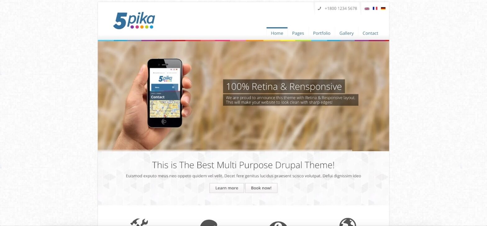 12 Top Drupal 7 Themes for Responsive Websites