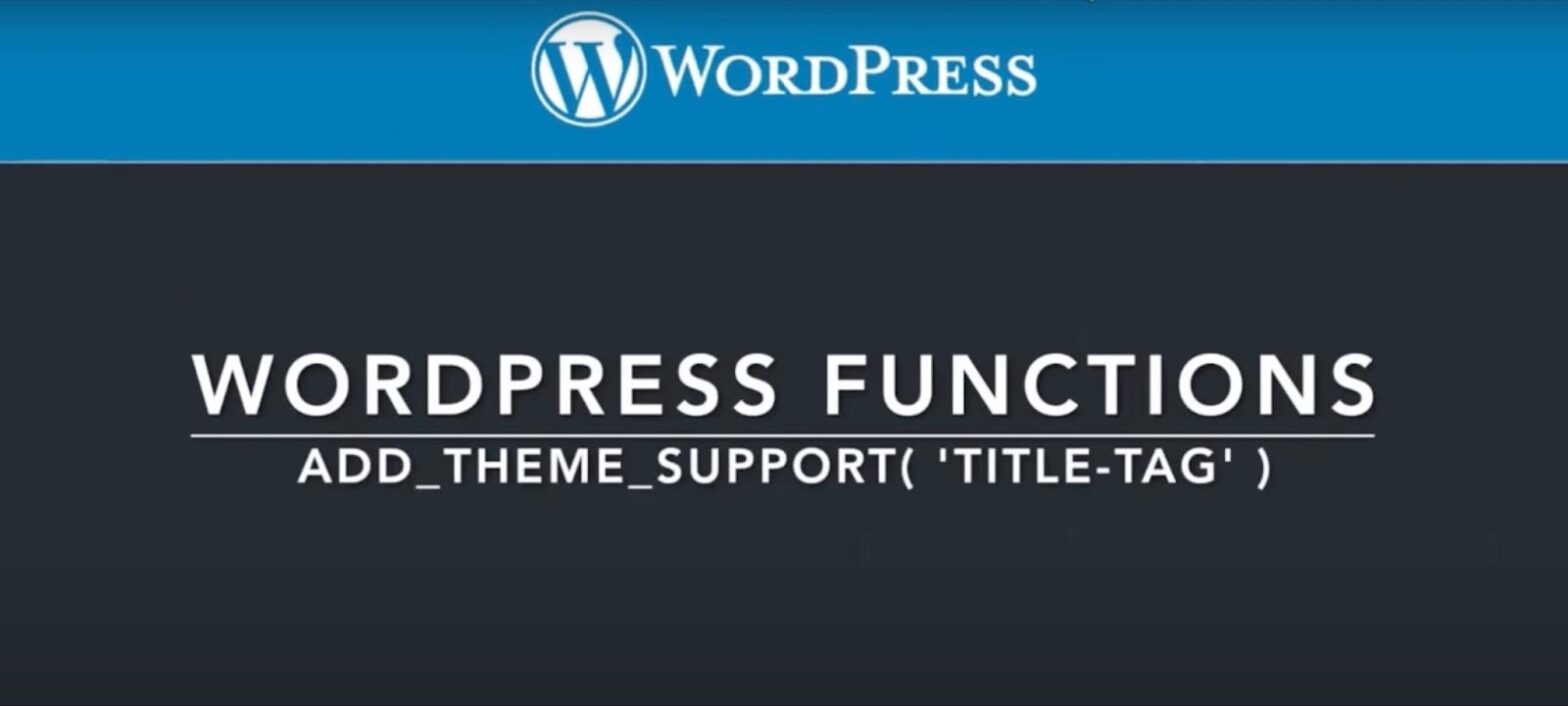 Mastering Title Tag Theme Support: A Guide